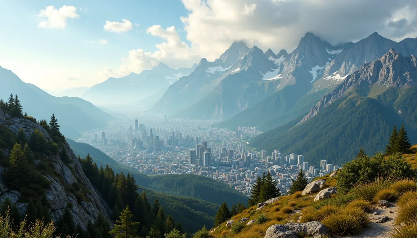 Mountain ranges and natural barriers